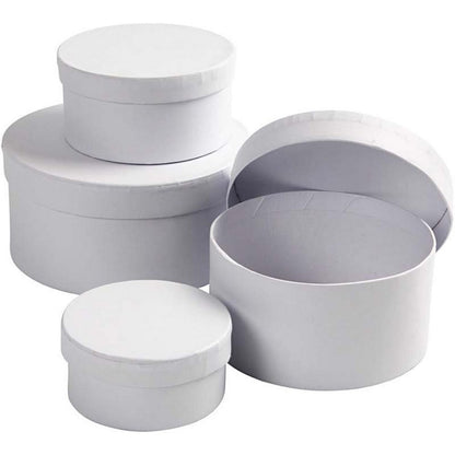 Round Boxes - ABC School Supplies