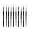 Round Paint Brushes - Taklon No 12 (Pack of 10) - ABC School Supplies