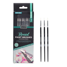 Round Paint Brushes - Taklon No 4 (Pack of 10) - ABC School Supplies