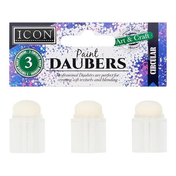 Round Paint Daubers Pack Of 3 - ABC School Supplies
