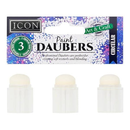 Round Paint Daubers Pack Of 3 - ABC School Supplies