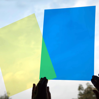 Colour Acetate Sheets Pack of 5