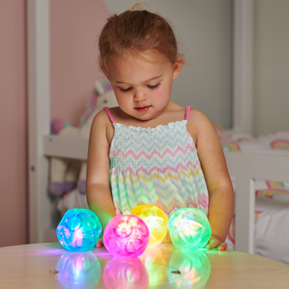Sensory Flashing Balls (Irregular Bounce) Set of 4