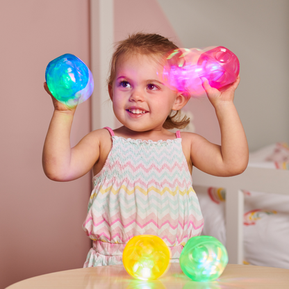 Sensory Flashing Balls (Irregular Bounce) Set of 4