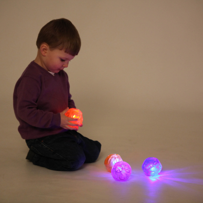 Sensory Flashing Balls (Irregular Bounce) Set of 4