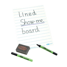 Show-Me Pack 10 Handwriting Drywipe Boards, Pens & Erasers