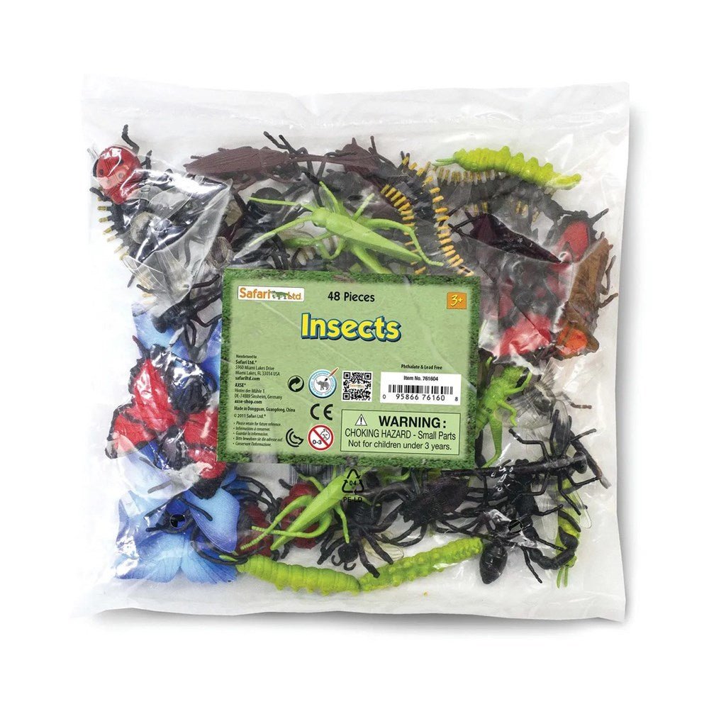 Safari Ltd® Insect Bulk Bag Pack Of 48 - ABC School Supplies