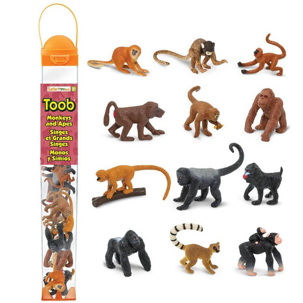 **Safari Monkey and Apes Toob - ABC School Supplies