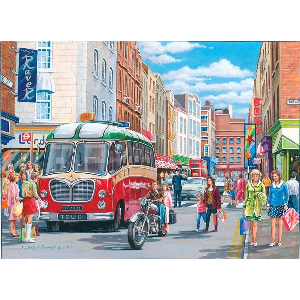 Saturday Shopping - 500 Piece Jigsaw Puzzle - ABC School Supplies