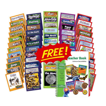 Science Decodables Non - Fiction Boxed Set Bundle *FREE TEACHER GUIDE* - ABC School Supplies