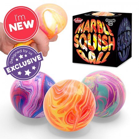 Scrunchems Marble Effect Squish Ball - ABC School Supplies