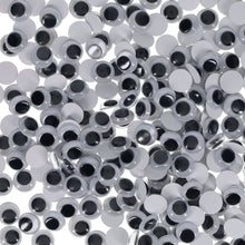 Self Adhesive Goggly Eyes - 12mm Tub of 800 - ABC School Supplies