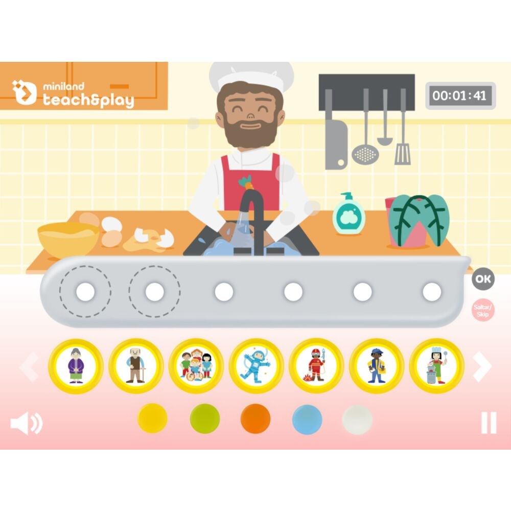 Miniland Send a Message Game for Language Learning