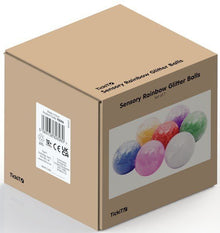 Sensory Rainbow Glitter Balls - ABC School Supplies