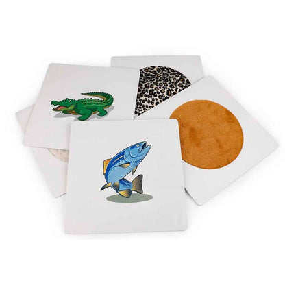 **Sensory Toys Textured Hand Feel Plates - ABC School Supplies