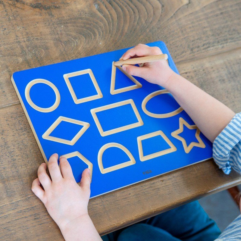 Shapes Tracing Board - ABC School Supplies