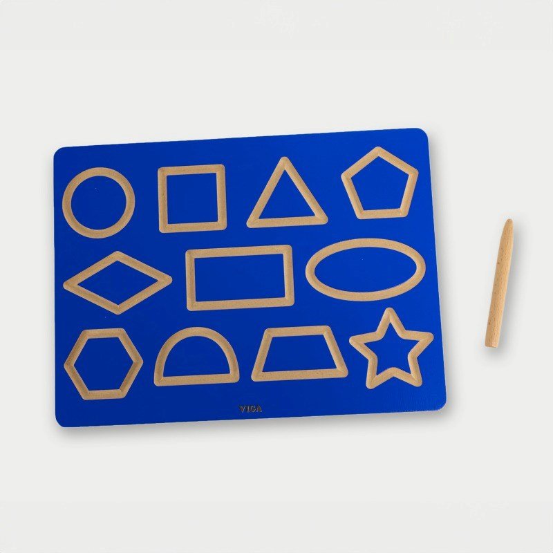 Shapes Tracing Board - ABC School Supplies