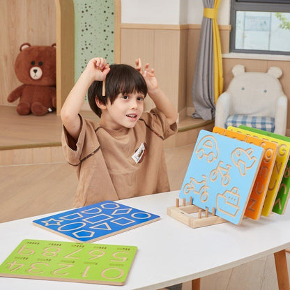 Shapes Tracing Board - ABC School Supplies
