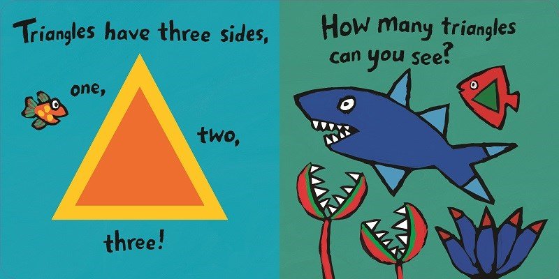 Shapes With Little Fish: Board Book - ABC School Supplies