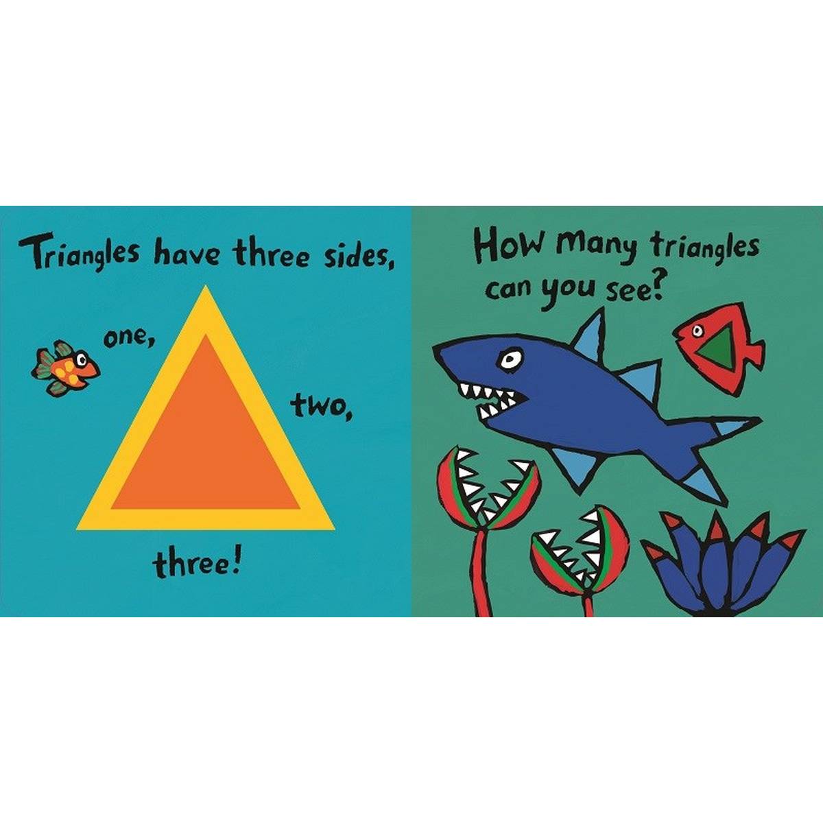 Shapes With Little Fish: Board Book - ABC School Supplies