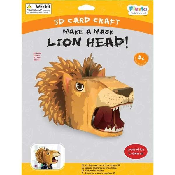 Shark Head 3D Mask Card Craft - ABC School Supplies