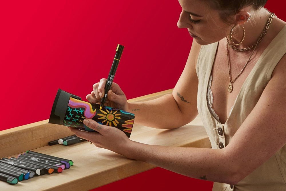 Sharpie Creative Marker Acrylic Paint Pens Asstd Pack of 12 - ABC School Supplies