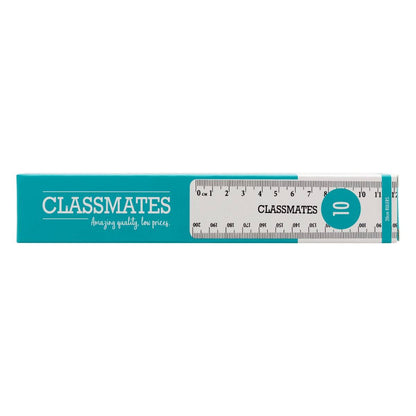 Shatterproof 20Classmates/Mm Ruler White P10 - ABC School Supplies
