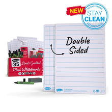 Show-me® A4 Double Sided/Lined and Gridded Whiteboards, Pack of 35 - ABC School Supplies