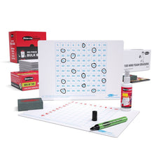 Show - Me Bulk Box Drywipe Board Pack, Pens & Erasers - Hundred Square, A4 100 Sets - ABC School Supplies