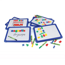 Show - Me Magnetic Framed Whiteboards (Gridded/Plain), Pack of 6 - ABC School Supplies