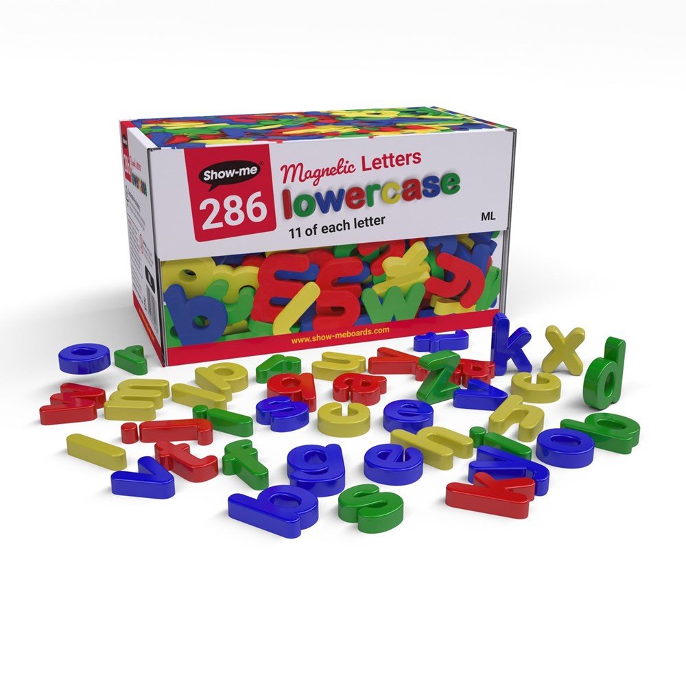 Show-Me Magnetic Lower Case Letters (Pack of 286) - ABC School Supplies