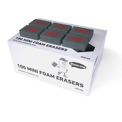 Show - Me Mini Foam Whiteboard Eraser (Pack of 100) - ABC School Supplies