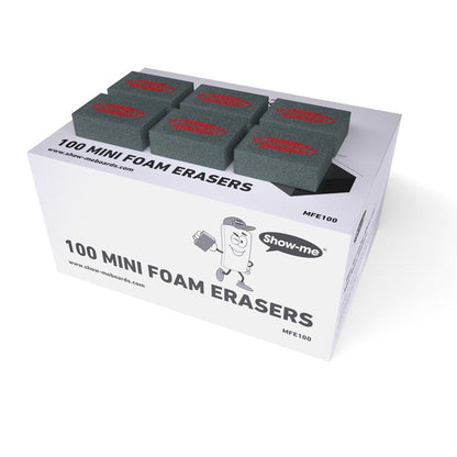Show - Me Mini Foam Whiteboard Eraser (Pack of 100) - ABC School Supplies