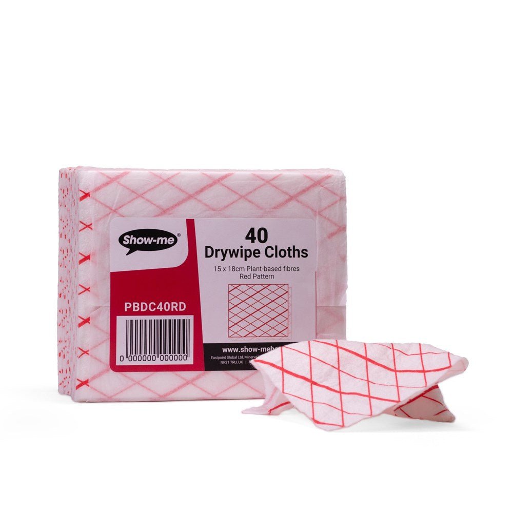 Show - me Plant Based Whiteboard Cloths Pack of 40 - ABC School Supplies