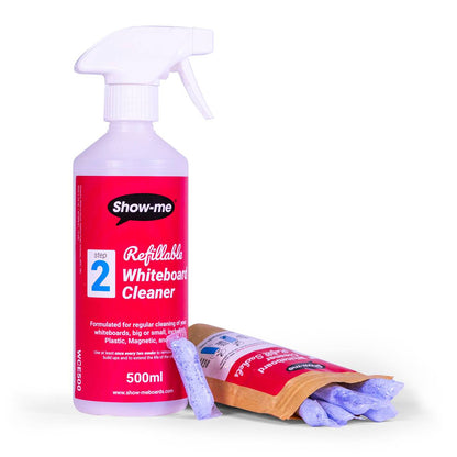 **Show - Me Refillable Trigger Spray Whiteboard Cleaner, 500Ml - ABC School Supplies