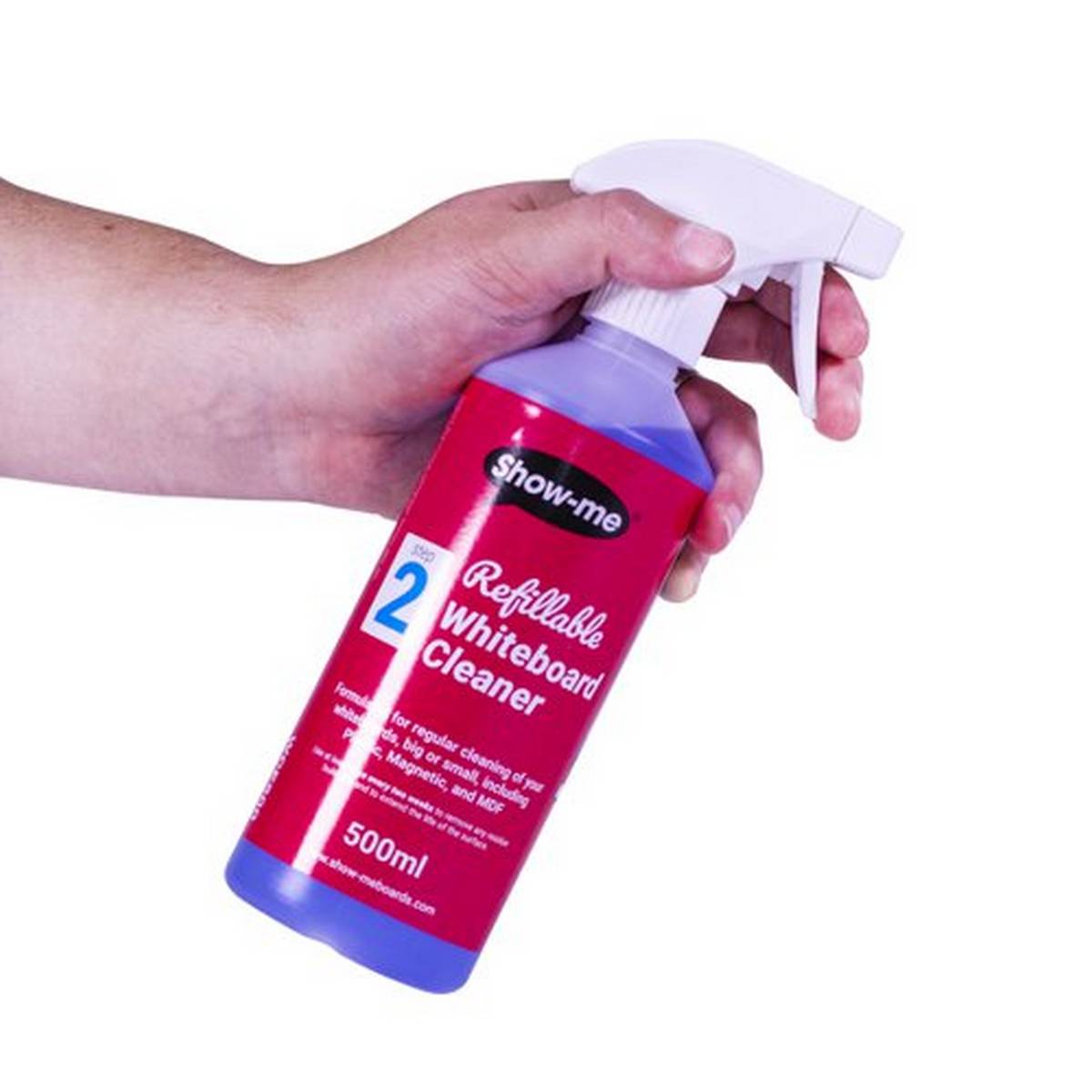 **Show - Me Refillable Trigger Spray Whiteboard Cleaner, 500Ml - ABC School Supplies