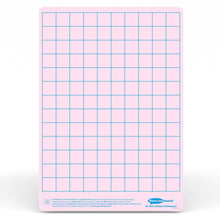 Show - Me Tinted Drywipe Board - Gridded/Plain - Pink Pack of 5 - ABC School Supplies