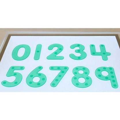 Silishapes® Dot Numbers Green - ABC School Supplies