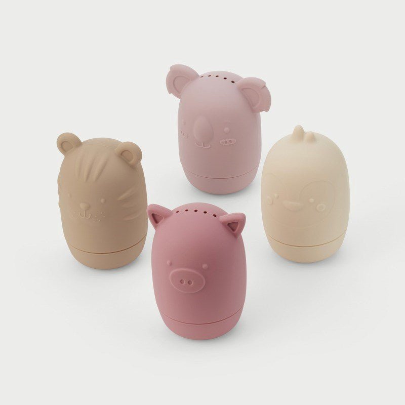 SiliSoft Animal Squirters (Earth) - 4 Pack - ABC School Supplies