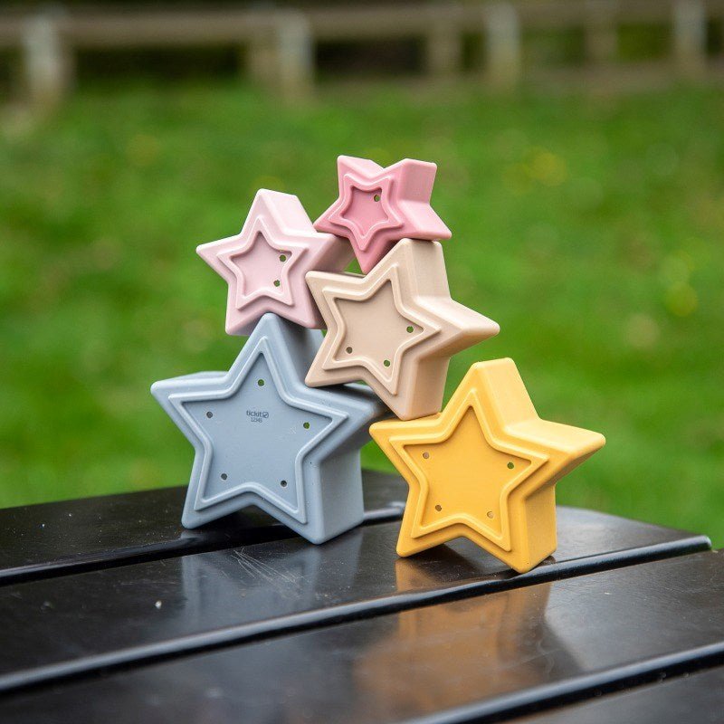 SiliSoft Star Stacking Cups (Earth) - 5 Pack - ABC School Supplies