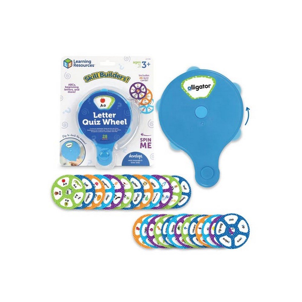 Skill Builders! Letter Quiz Wheel - ABC School Supplies
