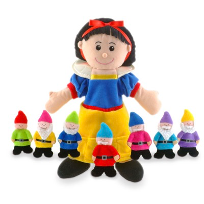 Snow White Hand/Finger Puppets - ABC School Supplies