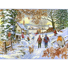 Snowy Walk - BIG 500 Piece Jigsaw Puzzle - ABC School Supplies
