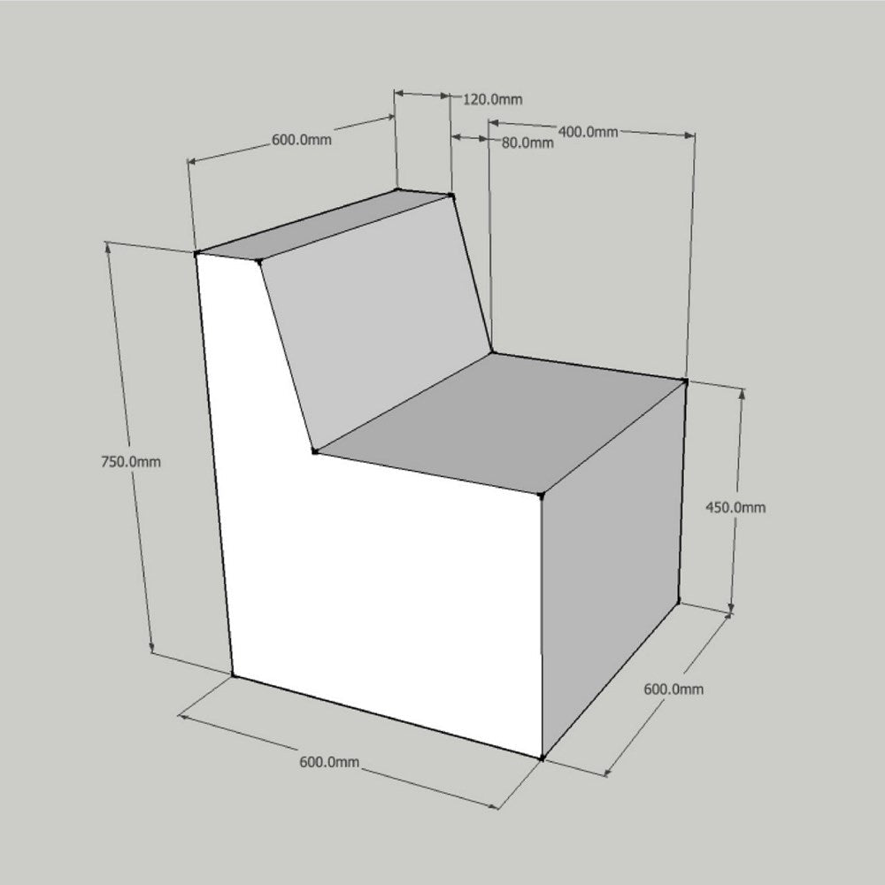 Softplay Bench Seat (per cm) - ABC School Supplies