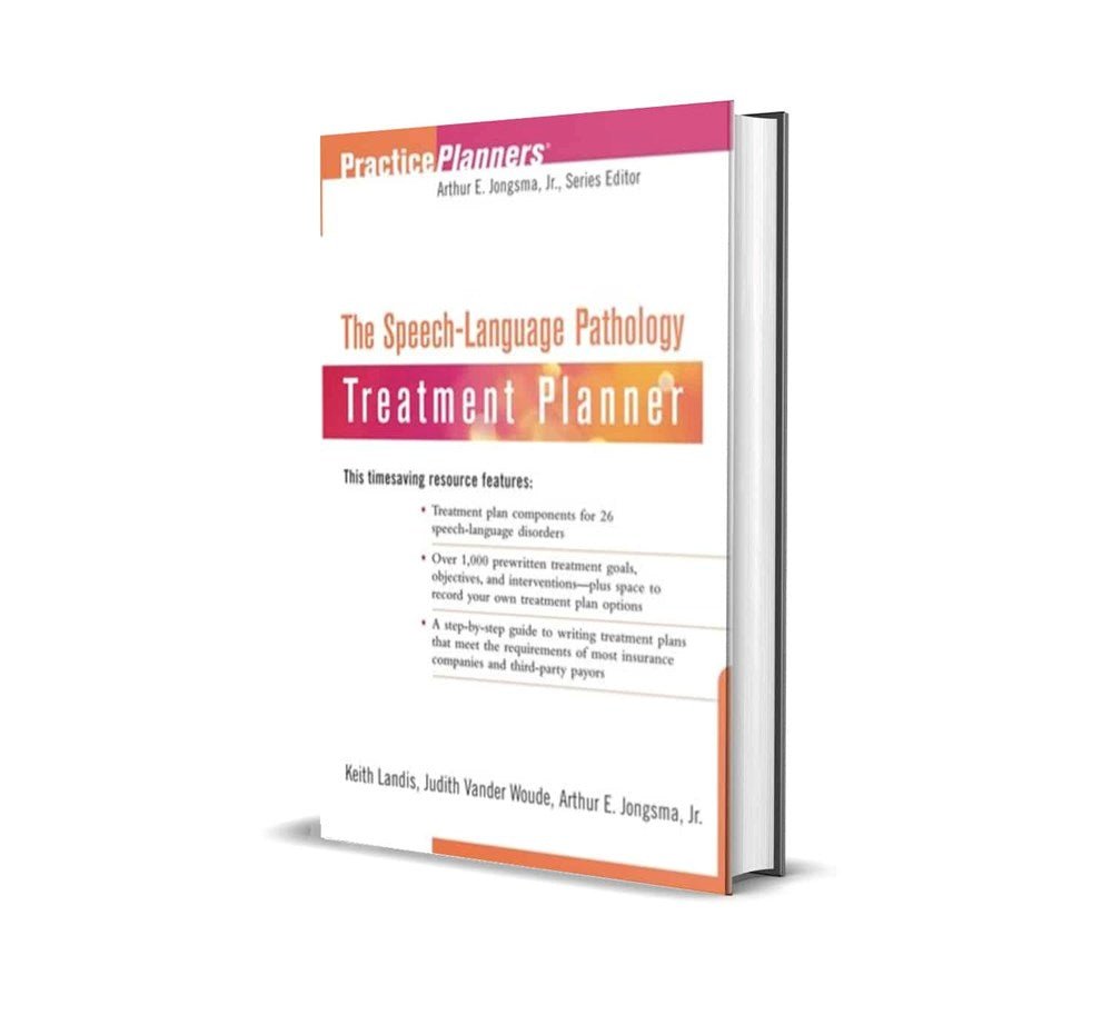 Speech - Language Pathology Treatment Planner (PracticePlanners) - ABC School Supplies