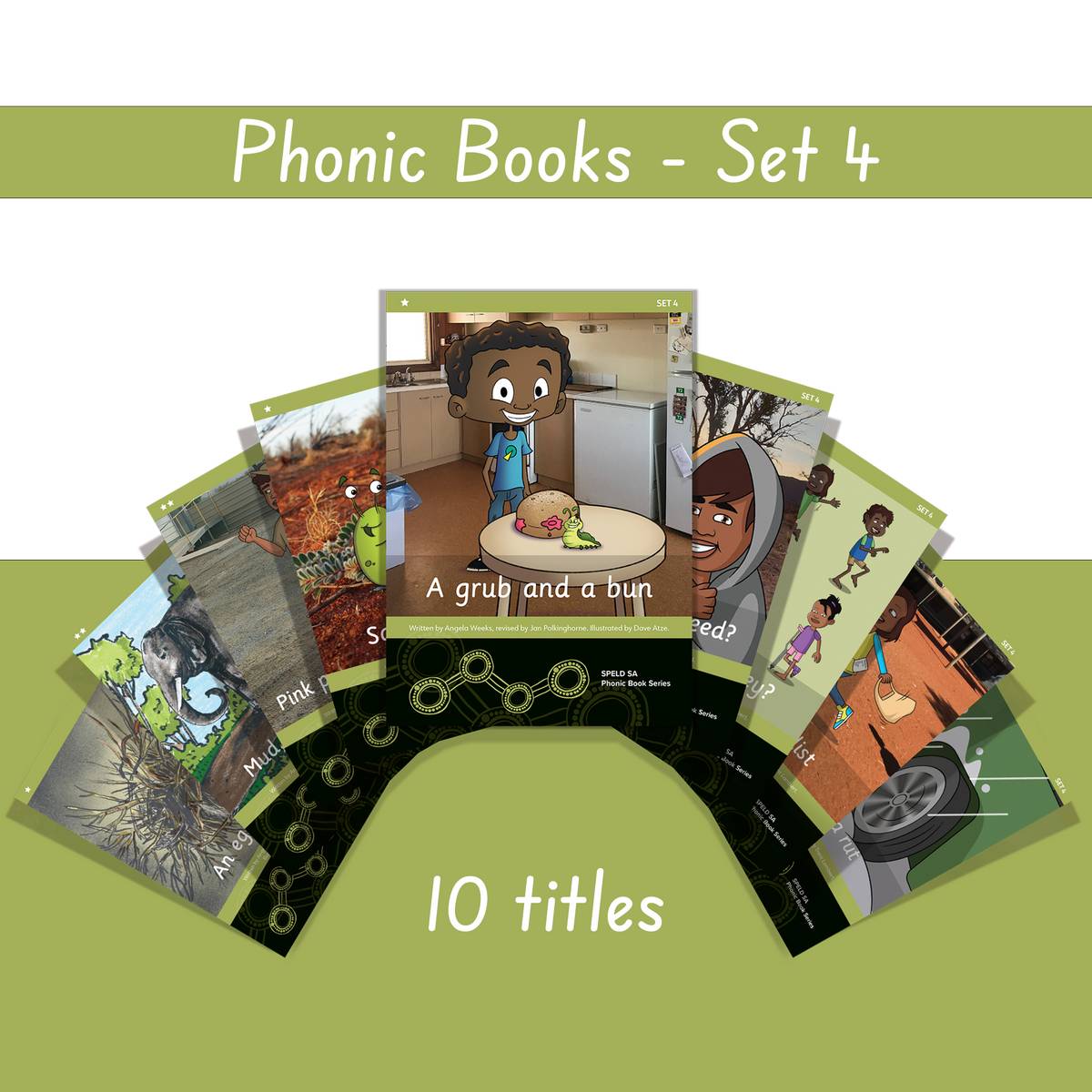 Speld Sa Phonic Books - Set 4 - (10 Titles) - ABC School Supplies