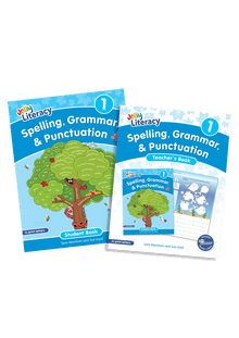Spelling, Grammar & Punctuation Teacher & Pupil Book 1 Bundle (Print letters) - ABC School Supplies