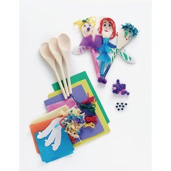 **Spoon People Kit Pack Of Ten - ABC School Supplies