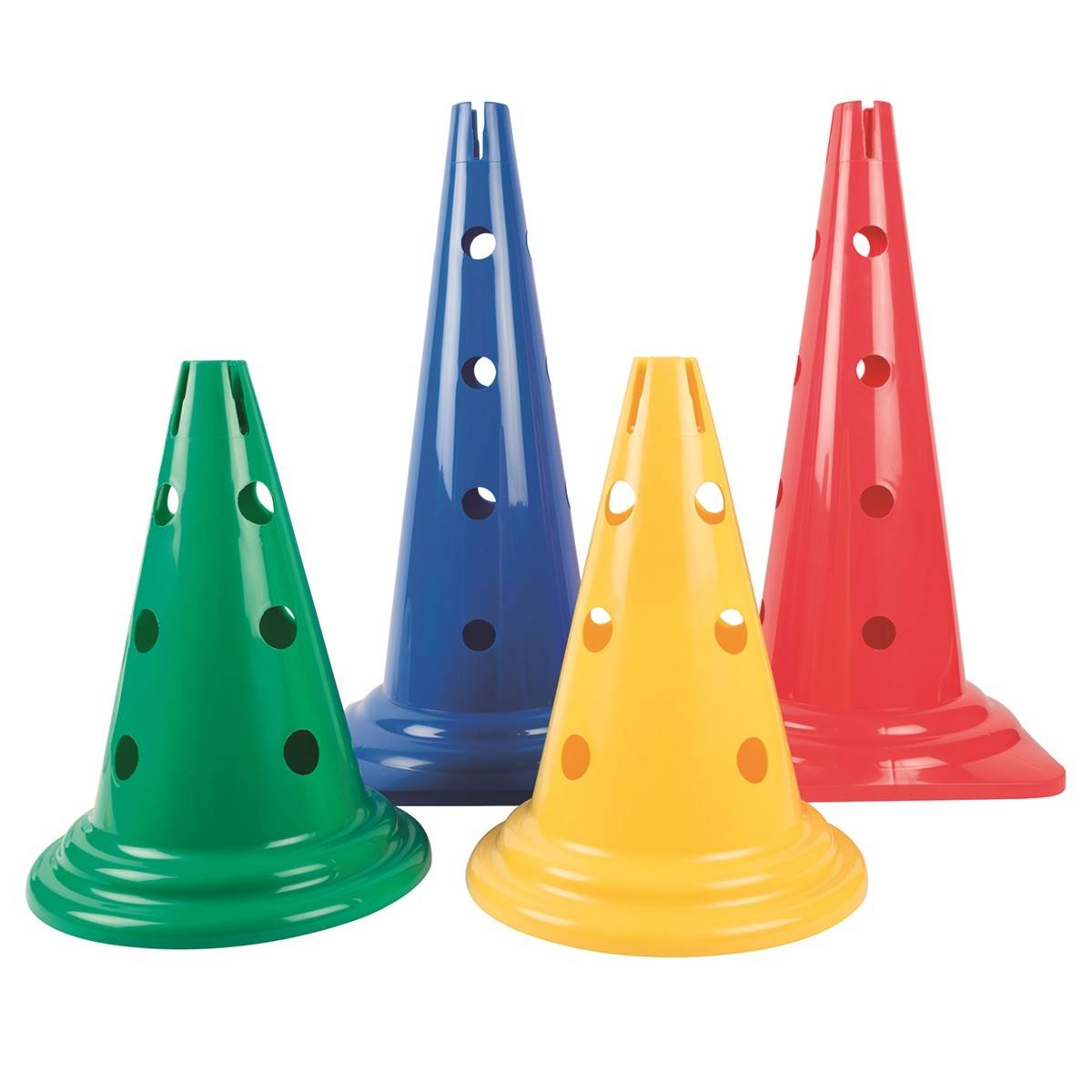 **Spordas Cone With Holes 30 Cm 12 Holes Blue - ABC School Supplies