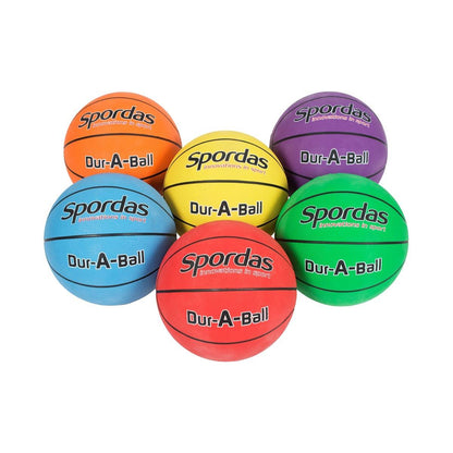 Spordas Dur-O-Sport Basketballs Size 3, Set Of 6 - ABC School Supplies